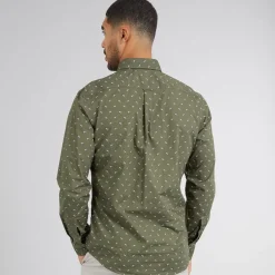 Herre Rickert Skjorte Open Green