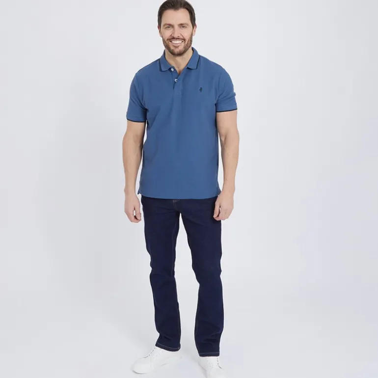 Herre River Kortærmet poloer Blå