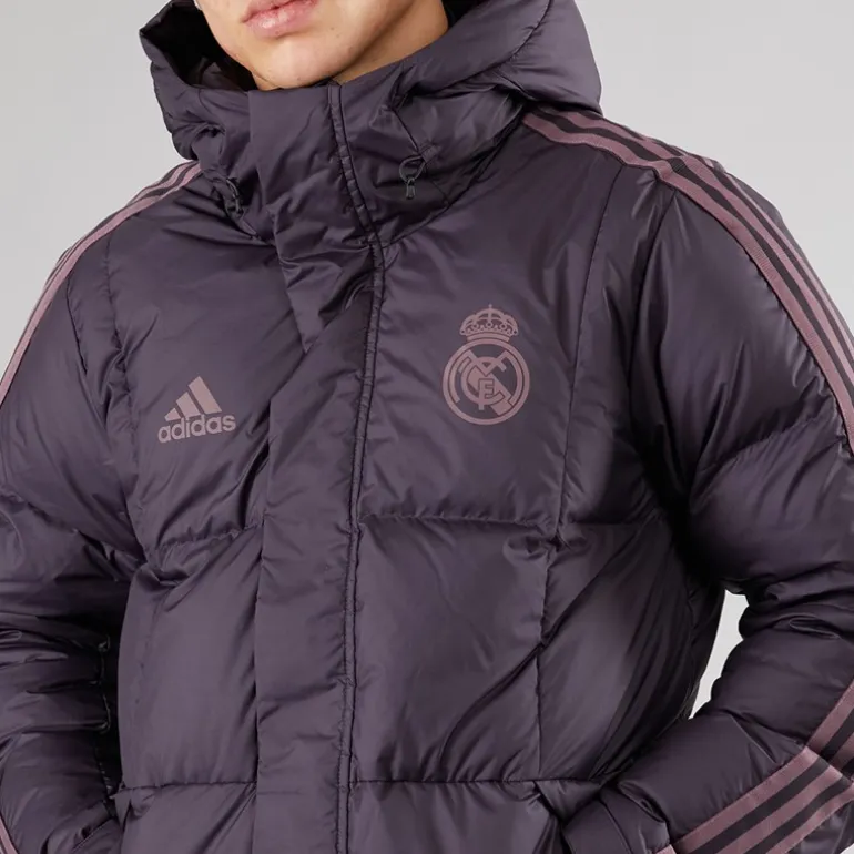 Herre RMCF Real Madrid sæsonbetrukket hættejakke Aurora Black