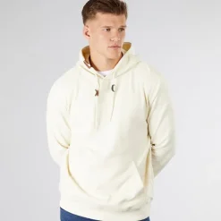 Herre Salupe Hættetrøje Hvid Asparges