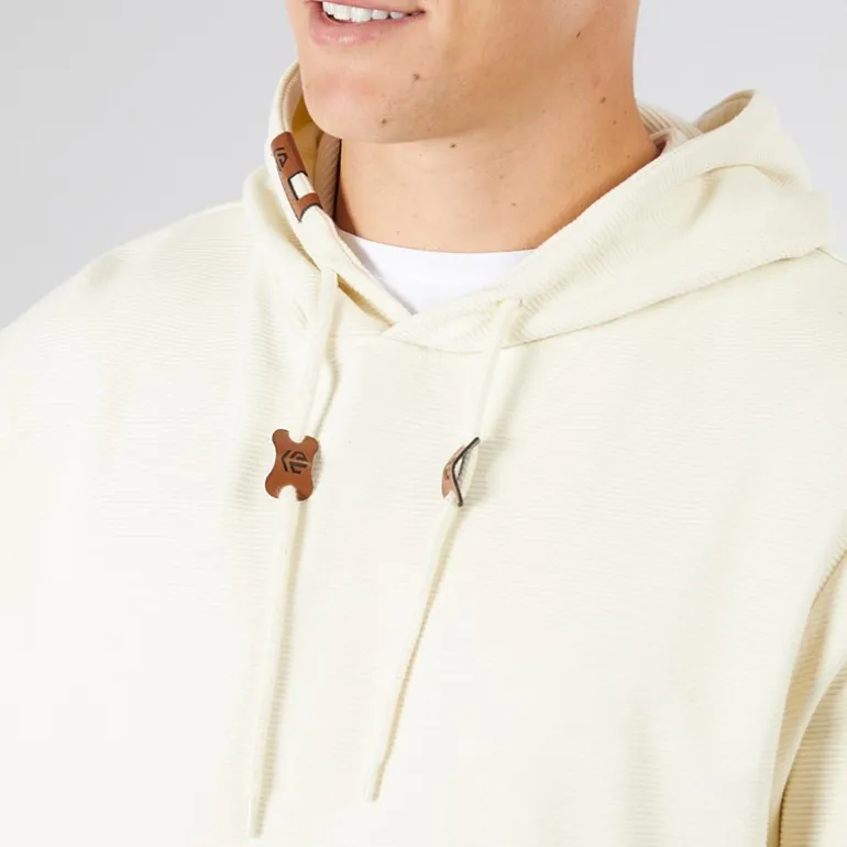 Herre Salupe Hættetrøje Hvid Asparges