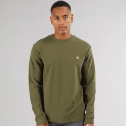 Herre Salupe Sweatshirt Mørk Oliven