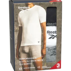 Herre Santo T-Shirts 3-pak Sort/Grå Melange/Hvid