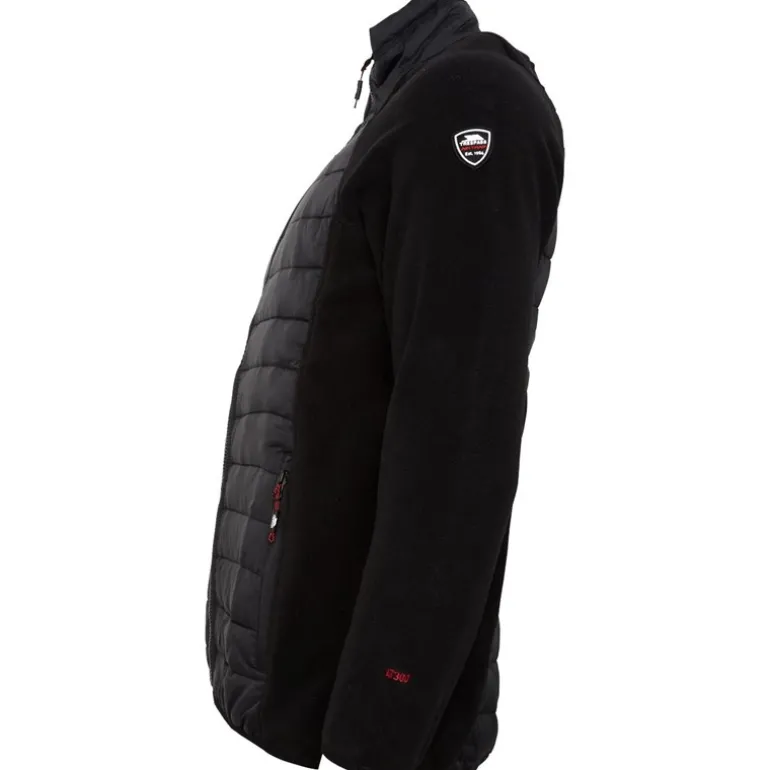 Herre Saunter Hybrid Polstret Jakke Sort