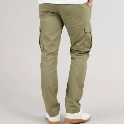 Herre Sergei Twill Cargobukser Lyse Khaki
