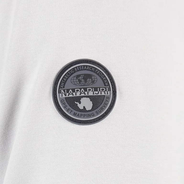 Herre Sesano 1/2 Zip Top Light Grey Solid