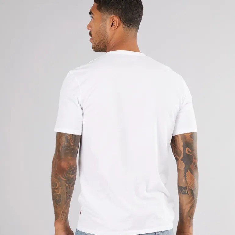 Herre Slim Fit T-Shirt Hvid