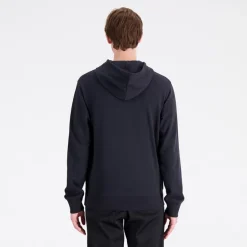 Herre Sport Logo Hættetrøje Sort