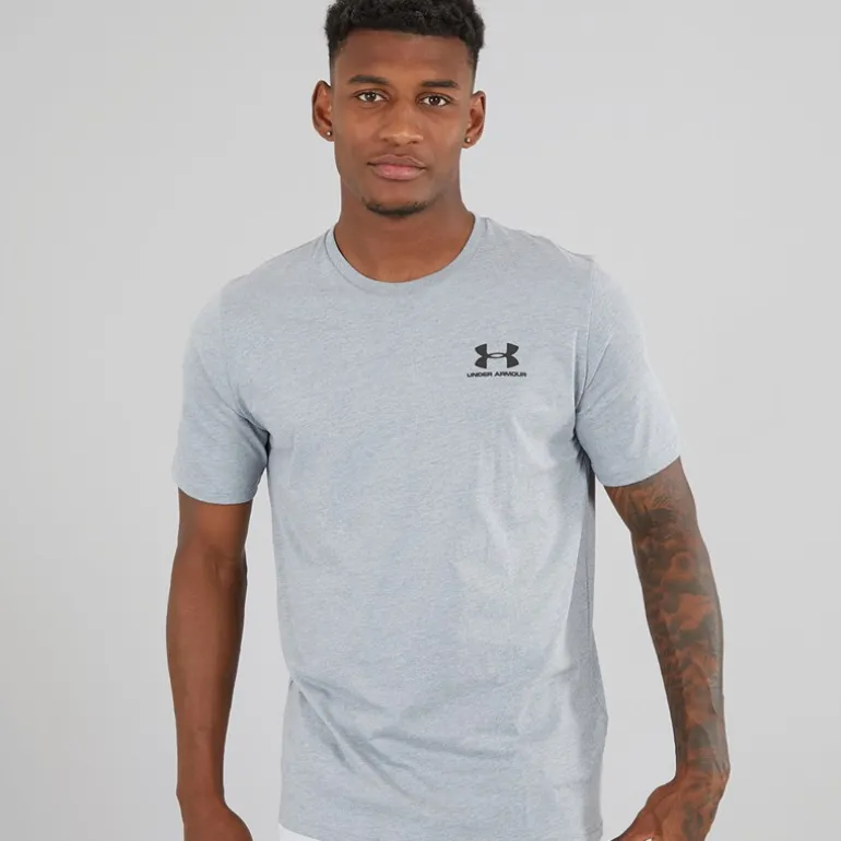 Herre Sportstyle T-Shirt Lys Grå Mergel