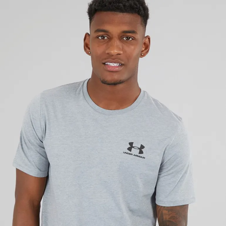 Herre Sportstyle T-Shirt Lys Grå Mergel