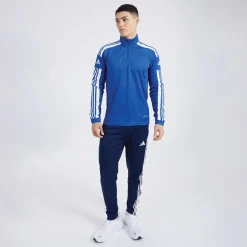 Herre Squadra 21 1/​4 Zip Træningstop Royal Blue/​Hvid