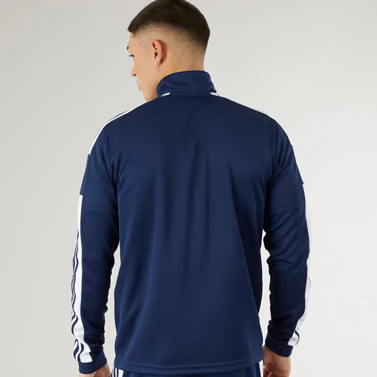 Herre Squadra 21 1/4 Zip træningstop Navy/Hvid