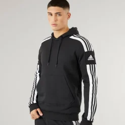 Herre Squadra 21 Pullover Sweat Hættetrøje Sort/Hvid