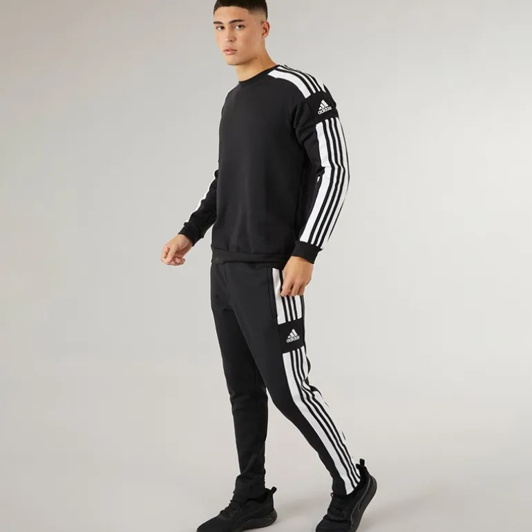 Herre Squadra 21 Sweatshirt Sort/Hvid