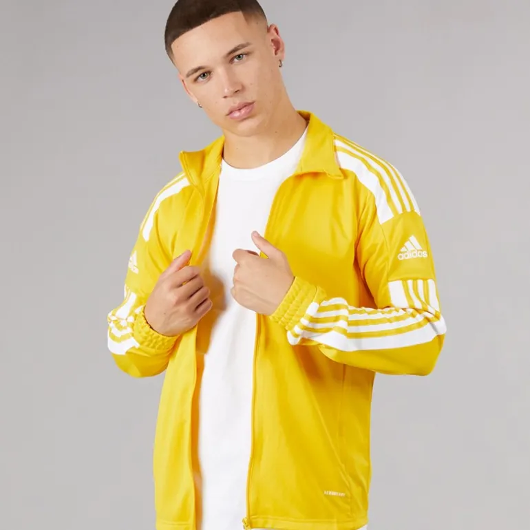 Herre Squadra 21 Trænings Track Top Team Yellow/Hvid