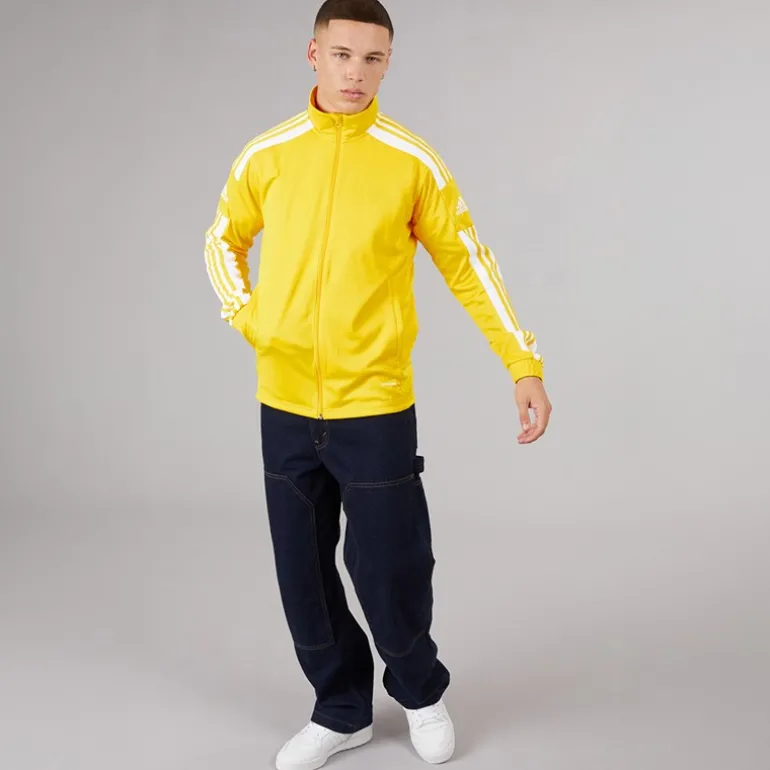 Herre Squadra 21 Trænings Track Top Team Yellow/Hvid