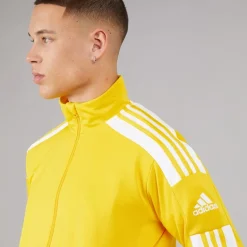 Herre Squadra 21 Trænings Track Top Team Yellow/Hvid