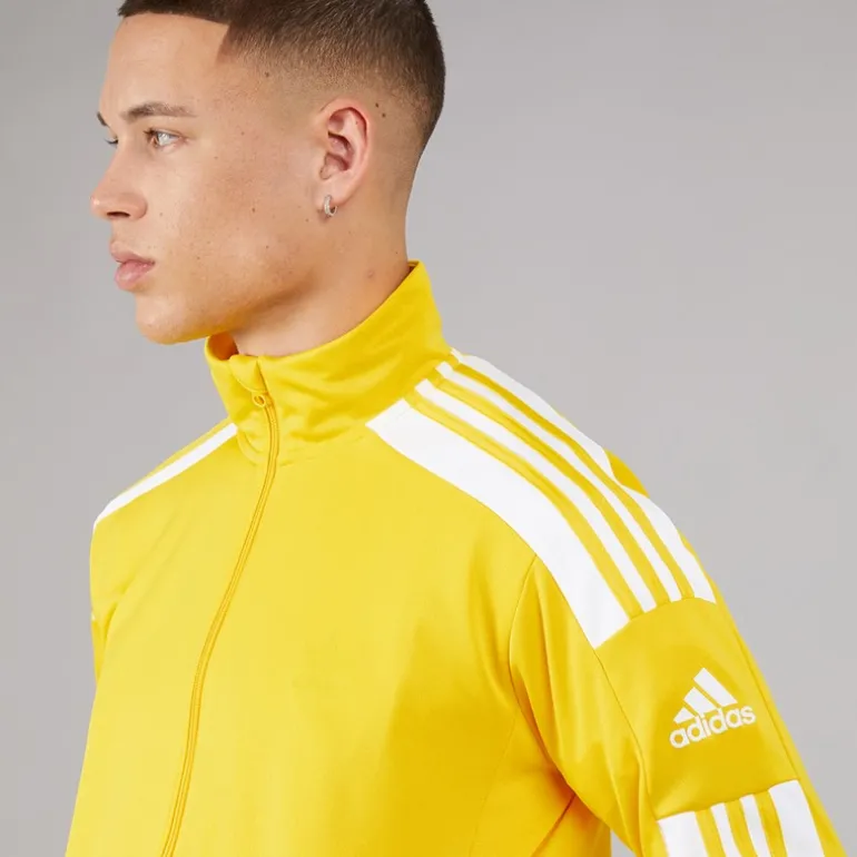 Herre Squadra 21 Trænings Track Top Team Yellow/Hvid