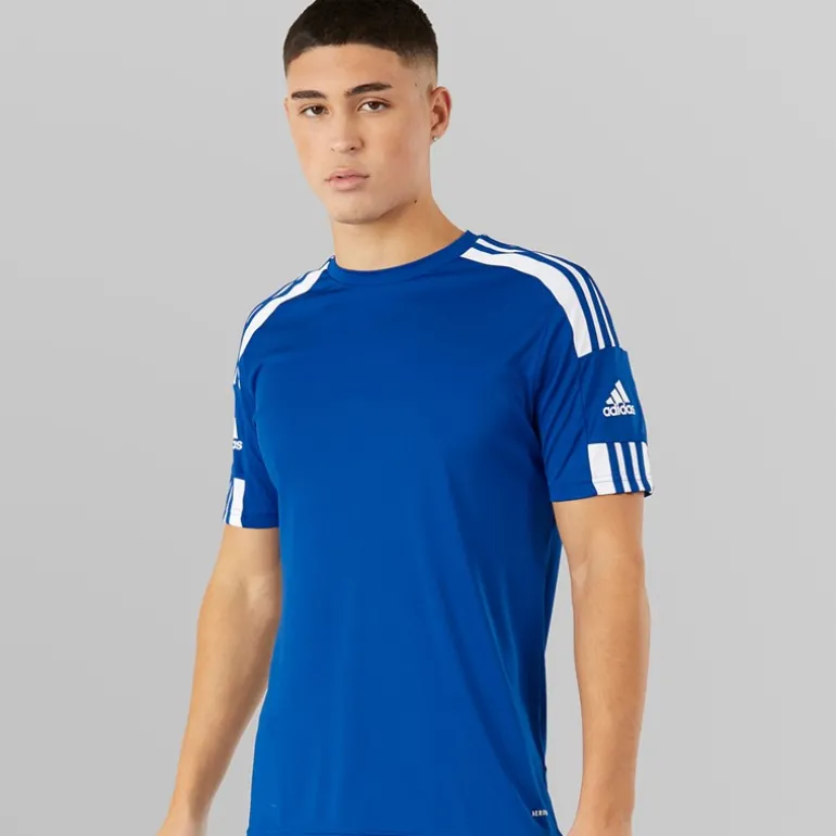 Herre Squadra 21 T-shirt Team Royal Blue/Hvid