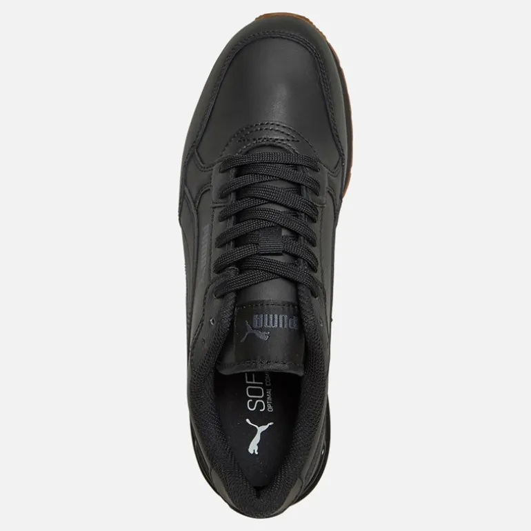 Herre ST Runner V4 Læder Sneakers Sort/Stærk Grå/Gummi