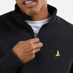 Herre Stilgar To Pakke 1/4 Lynlås Sweatshirts Sort/Grå