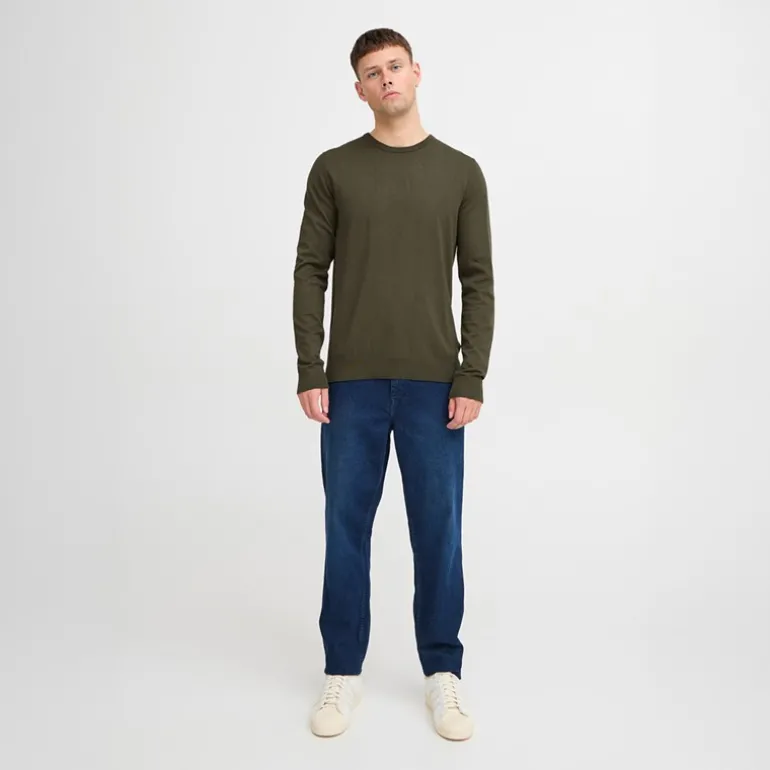 Herre striktrøje Forest Night