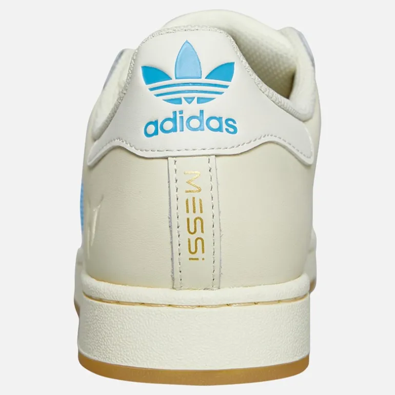 Herre Superstar Messi Træner Cream White/Semi Blue Burst/Gold Metallic