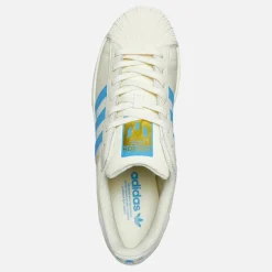 Herre Superstar Messi Træner Cream White/Semi Blue Burst/Gold Metallic