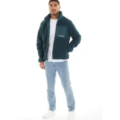 Herre Teddy Fleecetøj Grøn