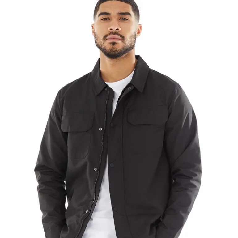 Herre Teknisk Overshirt Sort
