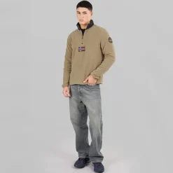Herre Tev Polar 1/​2 Zip Sweatshirt Fallen Rock