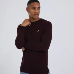 Herre Theory Rundhals Trøje Blodrød