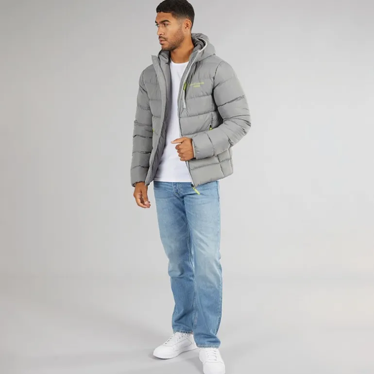 Herre Thor Puffer Jakke Slate