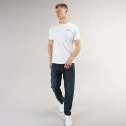 Herre Throwback T Shirt Hvid Traditionel