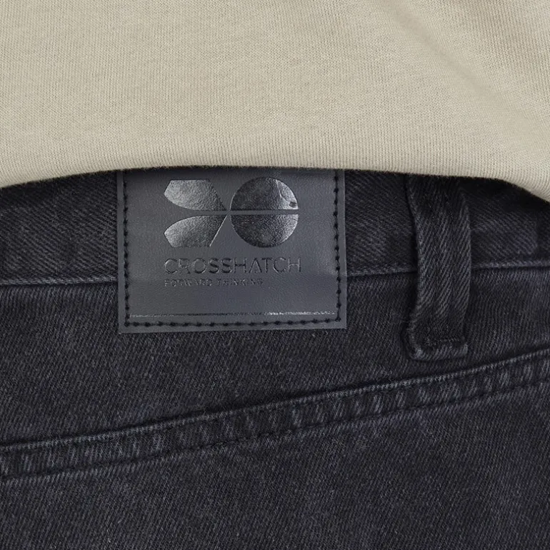 Herre Tillman Baggy Jeans Sort Vask