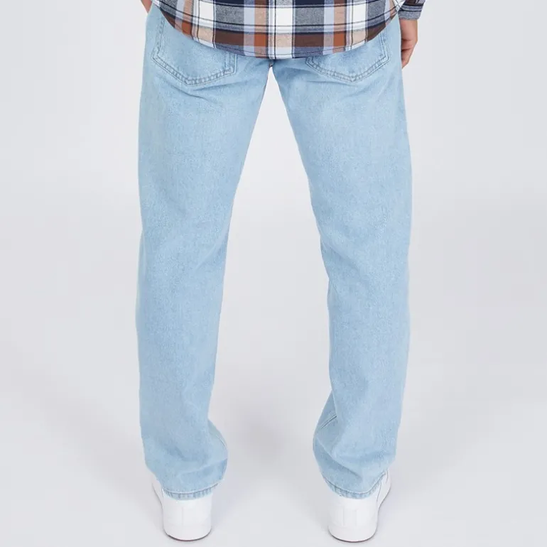 Herre Tillman Baggy Jeans Lys Vask