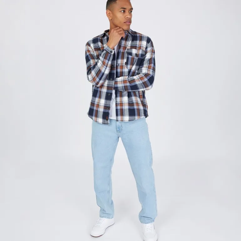 Herre Tillman Baggy Jeans Lys Vask