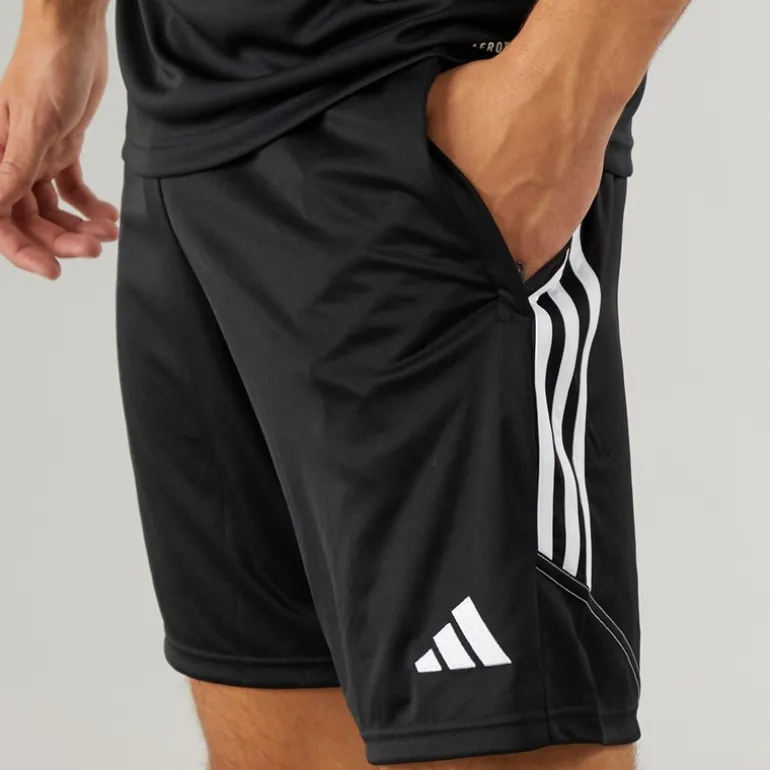 Herre Tiro 23 Club Træningsshorts Sort/Hvid