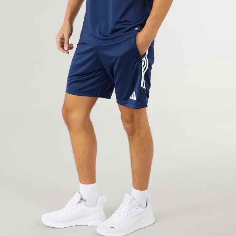 Herre Tiro 23 Club Træningsshorts Team Navy Blå 2/Hvid