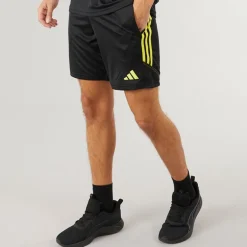 Herre Tiro 23 Club træningsshorts sort/​lysegul