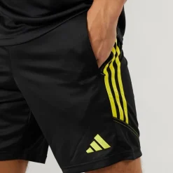 Herre Tiro 23 Club træningsshorts sort/​lysegul