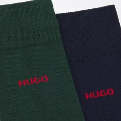 Herre to par sokker Dark Green