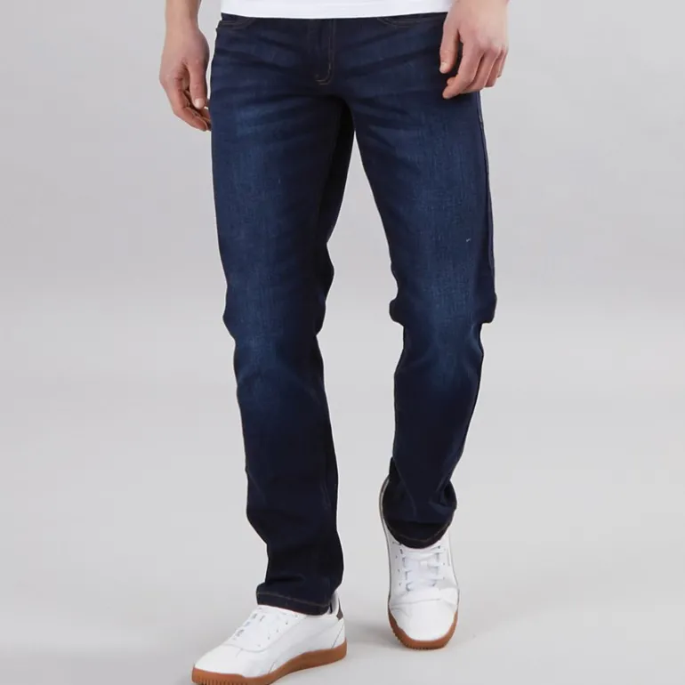 Herre Tony Regular Fit Jeans Mørkeblå