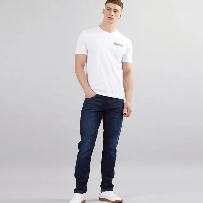 Herre Tony Regular Fit Jeans Mørkeblå