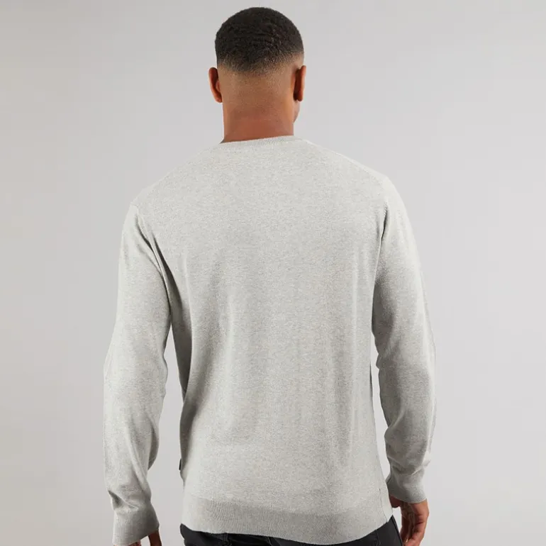 Herre Townsend Jumper Lys Grå Melange