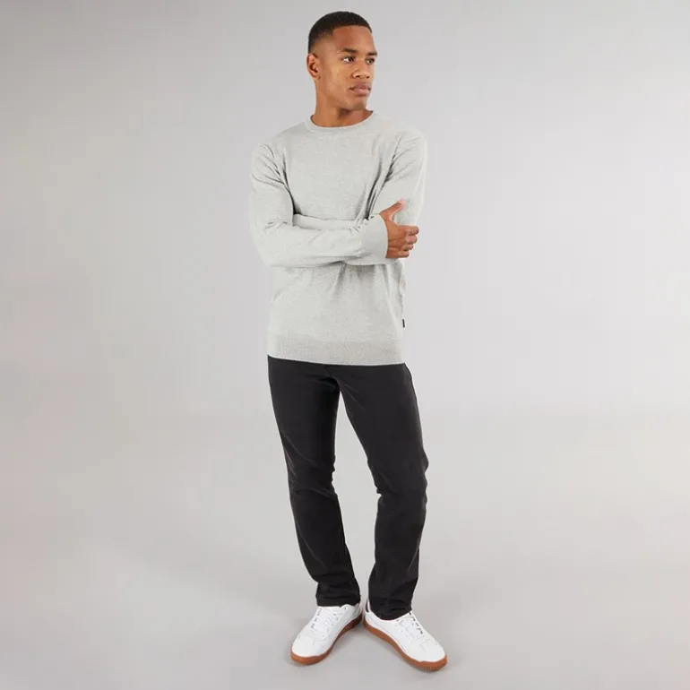 Herre Townsend Jumper Lys Grå Melange