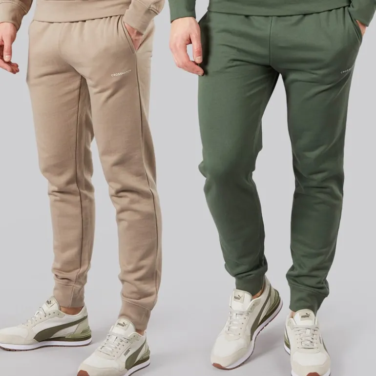 Herre Traymax Joggingbukser To-pak Khaki/Sten