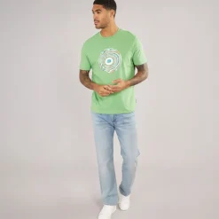 Herre Trippy Target T-shirts Grøn