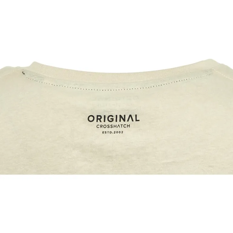 Herre T-shirts 7-pak Blå/Blå/Grå Melange/Hvid/Blå/Sort/Off White