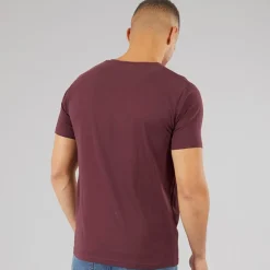Herre T-shirts 3-pak Navy/​Khaki/​Burgundy